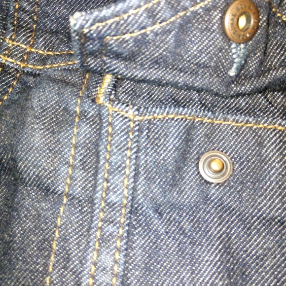 GAP Denim Sherpa Icon Jean Jacket Boys Sz M / 8 - Picture 5 of 14